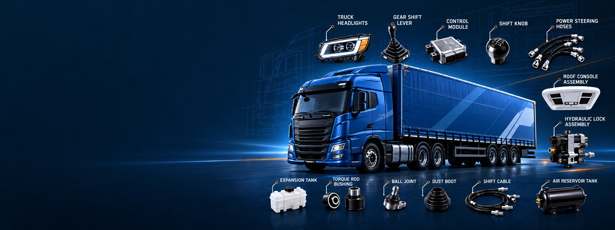 Slide 2: heavy duty truck parts